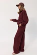 Штани джогери з лого SP010 2602574827510 L/XL Бургунді - изображение 6