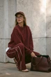 Світшот базовий з лого SP005 2602574167510 L/XL Бургунді - зображення 5