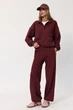 Штани джогери з лого SP010 2602574827510 L/XL Бургунді - изображение 5