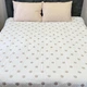 Муслиновый плед-покрывало Mallory Home 3-слойный двусторонний 200×230 см бежевый горошек - изображение 5