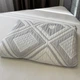 Муслиновый плед-покрывало Mallory Home 3-слойный двусторонний 200×230 см светло-серый сердце - изображение 8