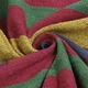 Гамак подвесной мексиканский 200x120 см с деревянной планкой для отдыха на даче саду хлопковый Красный - изображение 6