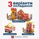 Магнитный конструктор детский Magnet Blocks "Пожарная станция" для мальчика 50 деталей (конструктор на магнитах) (HD172A) - изображение 2