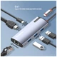 Порт-реплікатор ColorWay Docking Station USB-C 6-в-1 Type C PD 100W/USB3.0х3/HDMI 4К/RJ45 (CW-HUB02) - зображення 10
