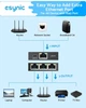 Спліттер Ethernet RJ45 1×3 eSynic ESY243 Gigabit 1000 Mbps розгалужувач LAN інтернет кабелю - зображення 2