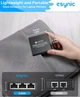 Спліттер Ethernet RJ45 1×3 eSynic ESY243 Gigabit 1000 Mbps розгалужувач LAN інтернет кабелю - зображення 4