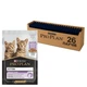 Вологий корм для кошенят Purina Pro Plan Kitten Nutrisavour Шматочки з індичкою 26х85г - зображення 1
