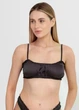 Жіночий шовковий бралет Giulia MOON SILK 1618/100 S Grey-griffel - изображение 2