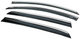 Ветровики на окна с хромом (4 шт, Niken) для Volkswagen Golf 6 2008-2014 гг - изображение 3