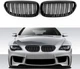 Ноздри решетка радиатора M-Look черный глянец для BMW 6 серия E63/E64 2003-2010 гг - изображение 3