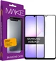 Захисне скло для смартфона Samsung Galaxy A08/A07 MAKE Black (MGF-SA08/SA07) - зображення 1