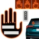 Подсветка автомобильная LED-ладонь на заднее стекло + пульт, Hand Light / Светодиодная рука с жестами на авто - изображение 1