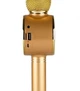 USB Микрофон детский Wster WS 669 Беспроводной Bluetooth микрофон для караоке с microSD и AUX Золотой - изображение 7