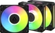 Набор вентиляторов Arctic BioniX P12 A-RGB 120 мм 3-Pack Black (ACFAN00337A) - изображение 2