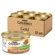 Вологий корм для котів Purina Gourmet Gold з качкою, морквою та шпинатом, шматочки в паштеті (12х85г) - зображення 1