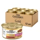 Вологий корм для котів Purina Gourmet Gold Подвійне задоволення з качкою та індичкою у підливі (12х85г) - зображення 1