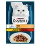 Влажный корм для взрослых кошек Purina Gourmet Perle Duo с курицей и говядиной 26х85 г - изображение 2