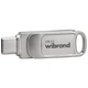 USB флеш накопитель Wibrand 128GB Bee Silver USB 3.2/Type-C (WI3.2TC/BE128TC039S) - изображение 3