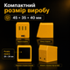 Часы-метеостанция GeekMagic SmallTV-Ultra с IPS-дисплеем и Wi-Fi Yellow (3_08634) - изображение 2
