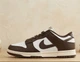 Кросівки Nk SB Dunk шкіра коричневий з білим 39 - зображення 10