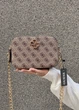 Женская сумка 00832 Guess кросс-боди бежевая - изображение 2