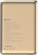 УМБ Atria WPD-W72G 10000 mAh 20W PD USB-C 15W Wireless MagSafe Gold (WPD-W72G) - зображення 6