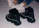 Кросівки зимові чоловічі Adi Yeezy Boost 500 black з хутром / Аді Ізі буст 500 чорні на хутрі 43 - зображення 4