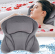 М'яка ергономічна SPA-подушка у ванну 44×42 см з присосками та гачком, темно-сіра KT9001304 - зображення 5