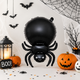 Фольгированный Шар Милый Паук Halloween 78х48см (30") Черный - изображение 2