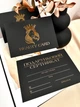 Подарочные сертификаты Beauty Card черные с объемным золотом Soft Touch (минимальный заказ 5 шт) - изображение 3