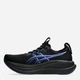 Чоловічі кросівки для бігу ASICS Gel-Nimbus 1011C127-004 42 (8.5US/7.5UK) Чорний/Синій (4571633757228) - зображення 3