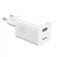 Зарядний пристрій Baseus 1хUSB 24W QC3.0 White (CCALL-BX02) - зображення 1