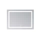 Зеркало Lidz Kubis (KU1) 700х500 с LED-подсветкой Touch, с антизапотеванием, с диммером, рег. яркости LD78LF90448485 - изображение 4