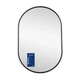 Дзеркало Qtap Scorpio (SC1) з LED-підсвічуванням Touch, з антизапотіванням, з димером, рег. темп. кольору (3000-6500K) Black QTSC600900 - зображення 4