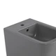 Биде подвесное Qtap Tern 520x350x330 мм, Stone grey QT17551303GSG - изображение 5