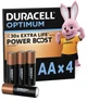 Батарейки Duracell Optimum LR06/AA, алкалінові, 4 шт - изображение 2