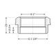 Футорка Thermo Alliance Standart 1 1/4"х1" ЗВ SD4233225 - зображення 2