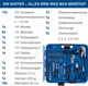 Набор инструментов в кейсе Scheppach TB99 (90 предметов) - изображение 4
