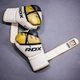Боксерські рукавиці RDX PU 12 унцій Золоті - зображення 9