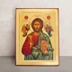 Писаная греческая Икона Спаситель Иисус Христос 22,5×29 см - изображение 1