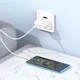МЗП Borofone BA72A Spring QC3.0 (1USB-A) + кабель USB to Type-C White - зображення 3