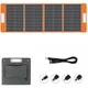 Портативная солнечная панель TSP-18V-100W Monocrystalline PD65W+QC3.0 (1USB-A/1C) Black - изображение 2