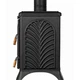 Чугунная печь кухня на дровах Flame Stove Palm Kuzineli Horizontal 15 кВт - изображение 4