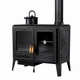 Чугунная печь кухня на дровах Flame Stove Troy Landscape Kuzineli 12 кВт - изображение 1