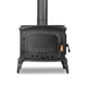 Чавунна піч камін Flame Stove Altara Lux з бічними дверцятам 10 кВт - зображення 2