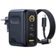 Мощное сетевое зарядное устройство с дисплеем Baseus PicoGo AE21 100W 2хType-C/USB + кабель Type-C - Type-C 100W 1.5м - изображение 1