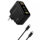 Мощное сетевое зарядное устройство с дисплеем Baseus PicoGo AE21 100W 2хType-C/USB + кабель Type-C - Type-C 100W 1.5м - изображение 11