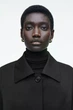 Пальто жіноче COS single-breasted car coat 1268090001 Eur 36 Чорний - изображение 2