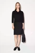 Джемпер поло жіночий COS merino wool polo jumper 1310488001 M Чорний - изображение 3