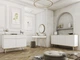 Комод Perfect Home Оро/Oro K160 MDF 3-дверний із золотими ніжками Білий - зображення 6